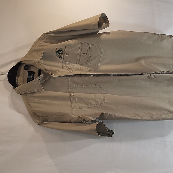 Redhead Tan Short-Sleeve Button-down Shirt (L) - Picture 3 of 12